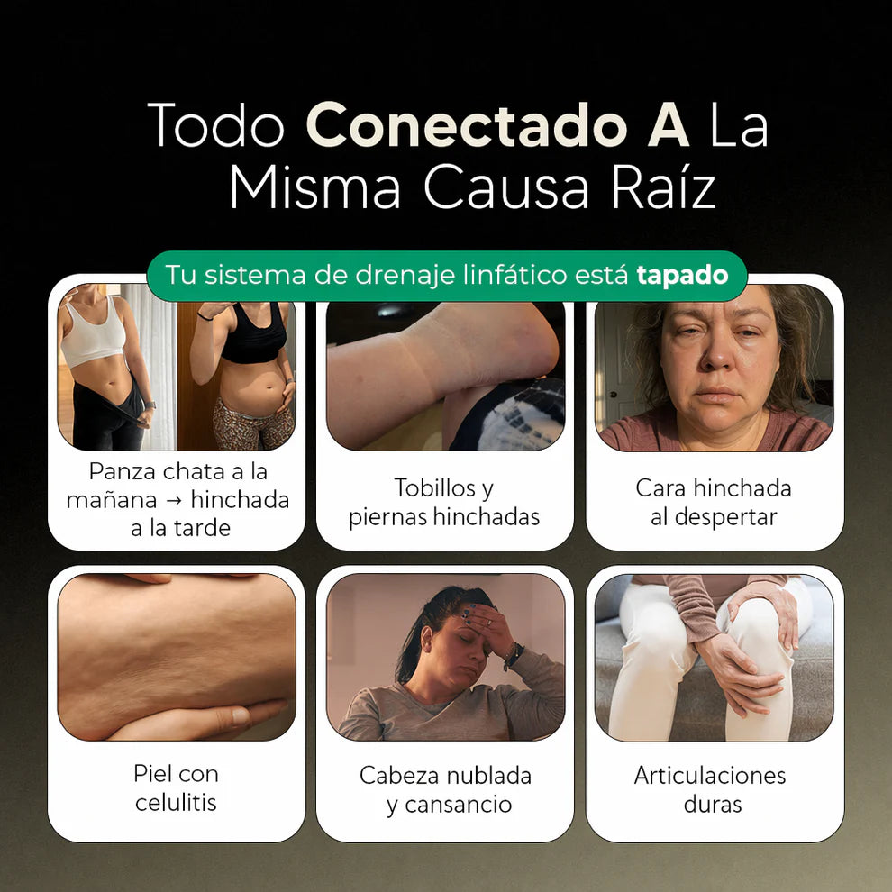 Nueva Fórmula de Máxima Concentración — Cápsulas de Drenaje Linfático by Zent™